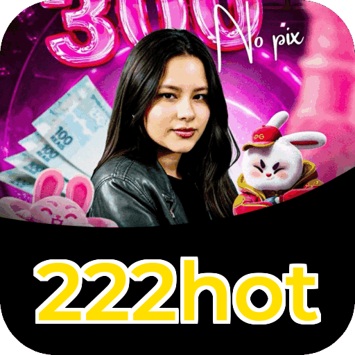Interface do aplicativo 222hot mostrando jogos disponíveis no iOS e Android